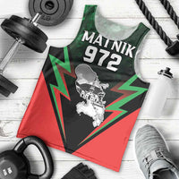 Personalized Martinique 972 Men Tank Top Matnik Map