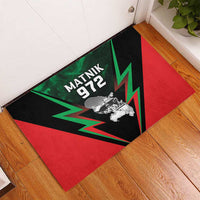 Martinique 972 Rubber Doormat Matnik Map