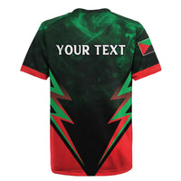 Personalized Martinique 972 Rugby Jersey Matnik Map