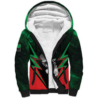 Personalized Martinique 972 Sherpa Hoodie Matnik Map