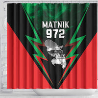 Martinique 972 Shower Curtain Matnik Map