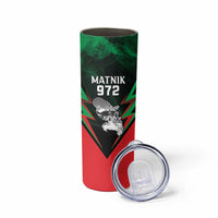 Personalized Martinique 972 Skinny Tumbler Matnik Map