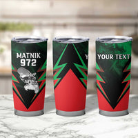 Personalized Martinique 972 Tumbler Cup Matnik Map