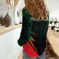 Personalized Martinique 972 Women Casual Shirt Matnik Map