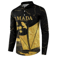 Mada Martinique Button Sweatshirt Martinique Yole Gold