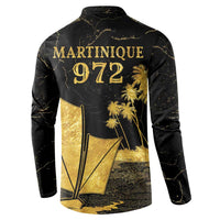 Mada Martinique Button Sweatshirt Martinique Yole Gold