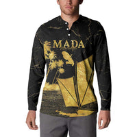 Mada Martinique Button Sweatshirt Martinique Yole Gold