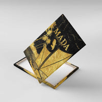 Mada Martinique Canvas Wall Art Martinique Yole Gold