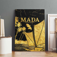 Mada Martinique Canvas Wall Art Martinique Yole Gold