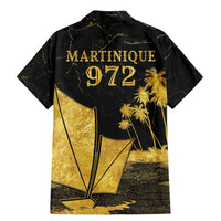 Mada Martinique Family Matching Mermaid Dress and Hawaiian Shirt Martinique Yole Gold