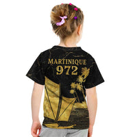 Mada Martinique Kid T Shirt Martinique Yole Gold