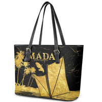 Mada Martinique Leather Tote Bag Martinique Yole Gold