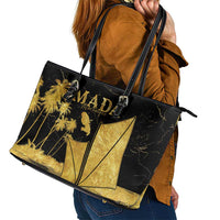 Mada Martinique Leather Tote Bag Martinique Yole Gold