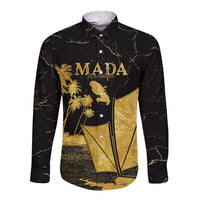 Mada Martinique Long Sleeve Button Shirt Martinique Yole Gold