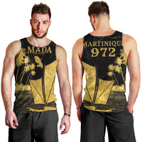 Mada Martinique Men Tank Top Martinique Yole Gold