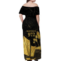 Mada Martinique Off Shoulder Maxi Dress Martinique Yole Gold
