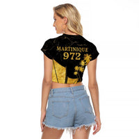 Mada Martinique Raglan Cropped T Shirt Martinique Yole Gold