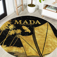 Mada Martinique Round Carpet Martinique Yole Gold