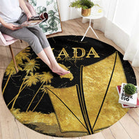 Mada Martinique Round Carpet Martinique Yole Gold
