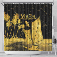 Mada Martinique Shower Curtain Martinique Yole Gold