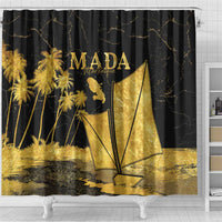 Mada Martinique Shower Curtain Martinique Yole Gold