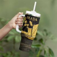 Mada Martinique Tumbler With Handle Martinique Yole Gold
