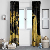 Mada Martinique Window Curtain Martinique Yole Gold