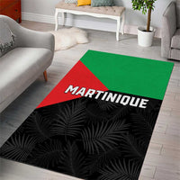 Martinique Area Rug Simple Style With Palm Leaf Pattern