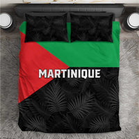 Martinique Bedding Set Simple Style With Palm Leaf Pattern