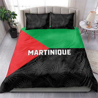 Martinique Bedding Set Simple Style With Palm Leaf Pattern