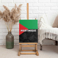 Martinique Canvas Wall Art Simple Style With Palm Leaf Pattern