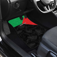 Martinique Car Mats Simple Style With Palm Leaf Pattern
