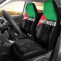 Martinique Car Seat Cover Simple Style With Palm Leaf Pattern