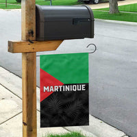 Martinique Garden Flag Simple Style With Palm Leaf Pattern
