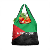 Martinique Grocery Bag Simple Style With Palm Leaf Pattern