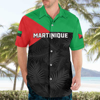 Personalized Martinique Hawaiian Shirt Simple Style With Palm Leaf Pattern