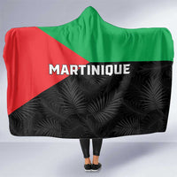 Martinique Hooded Blanket Simple Style With Palm Leaf Pattern