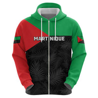 Personalized Martinique Hoodie Simple Style With Palm Leaf Pattern