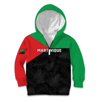 Personalized Martinique Kid Hoodie Simple Style With Palm Leaf Pattern