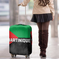 Martinique Luggage Cover Simple Style With Palm Leaf Pattern