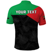 Personalized Martinique Polo Shirt Simple Style With Palm Leaf Pattern