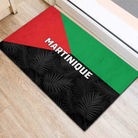 Martinique Rubber Doormat Simple Style With Palm Leaf Pattern