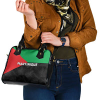 Martinique Shoulder Handbag Simple Style With Palm Leaf Pattern
