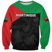 Personalized Martinique Sweatshirt Simple Style With Palm Leaf Pattern