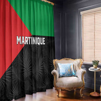 Martinique Window Curtain Simple Style With Palm Leaf Pattern