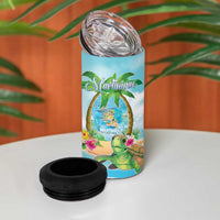 Bonjou Martinique 4 in 1 Can Cooler Tumbler Welcome To Heaven