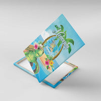 Bonjou Martinique Canvas Wall Art Welcome To Heaven