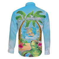 Bonjou Martinique Family Matching Off Shoulder Short Dress and Hawaiian Shirt Welcome To Heaven