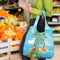 Bonjou Martinique Grocery Bag Welcome To Heaven