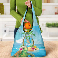 Bonjou Martinique Grocery Bag Welcome To Heaven